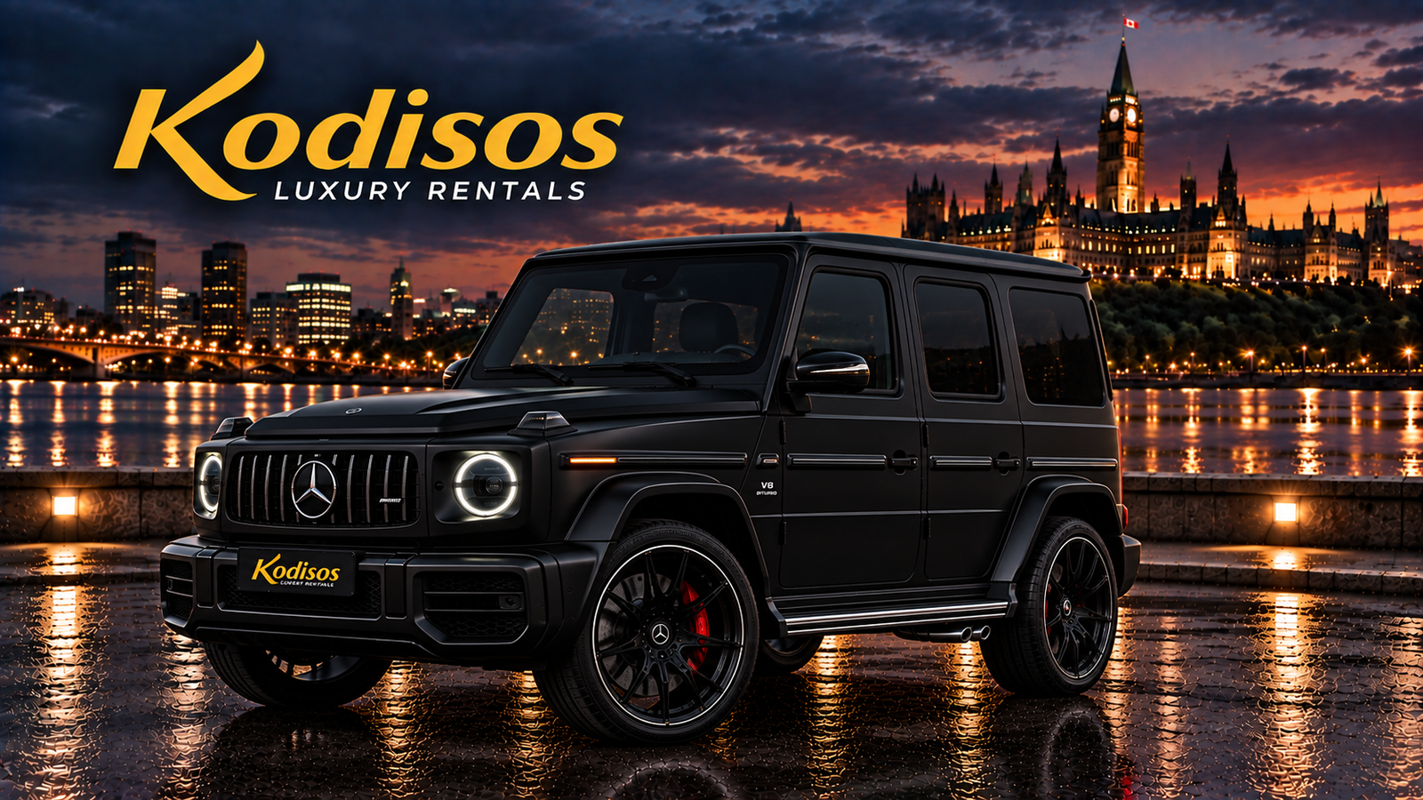 Mercedes G63 G Wagon Matte Black